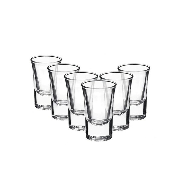 6PK Bormioli Rocco Dublino Shot Glasses Made in Italy - 57ml