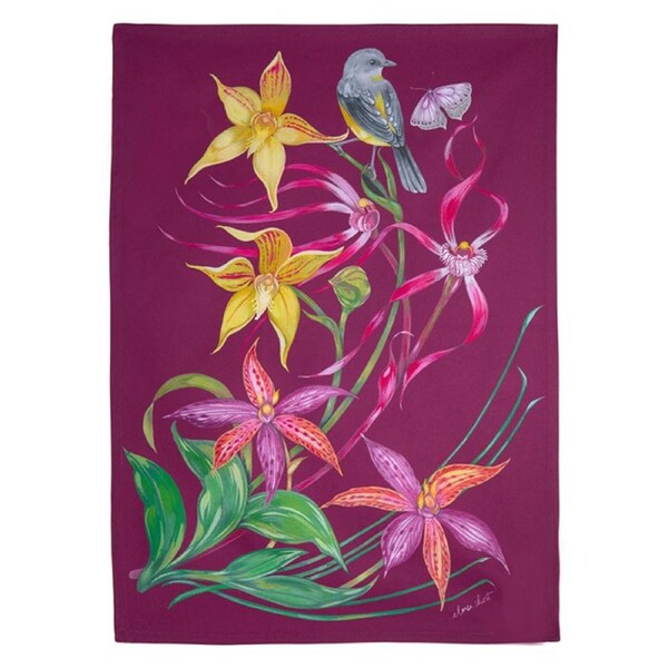 Maxwell & Williams 50x70 cm Eloise Short Lyric Tea Towel-Yellow Robin