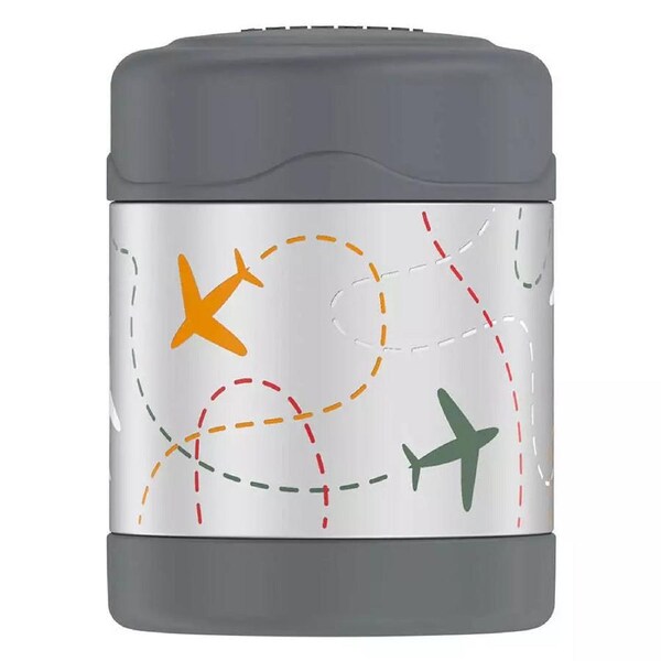 Thermos 290 ml Funtainer Double Wall Vacuum Insulated Food Jar-Flight Path