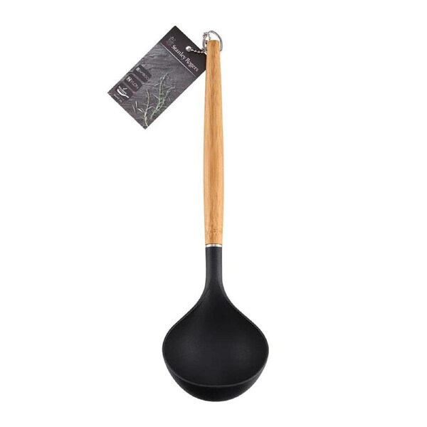 Stanley Rogers Non Stick Cookware Heat resistant Nylon/Bamboo Soup Ladle