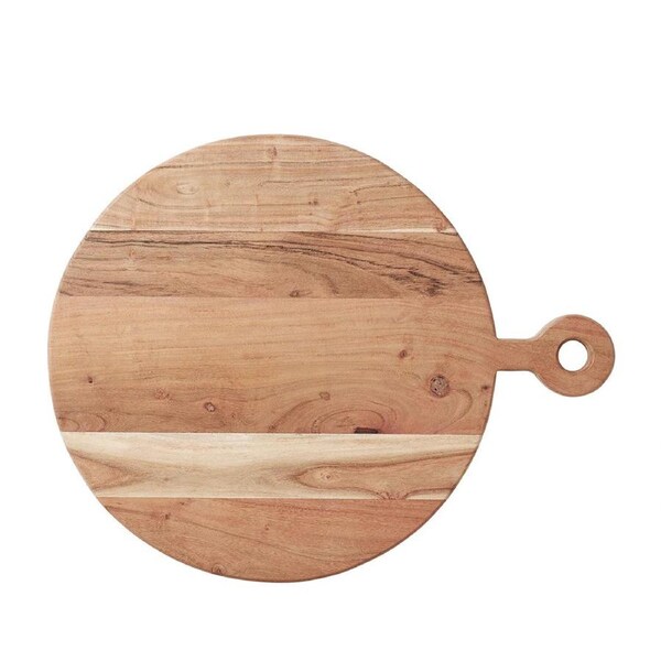 Maxwell & Williams Menara Natural Acacia Wood Round Serving Paddle-58x46 cm