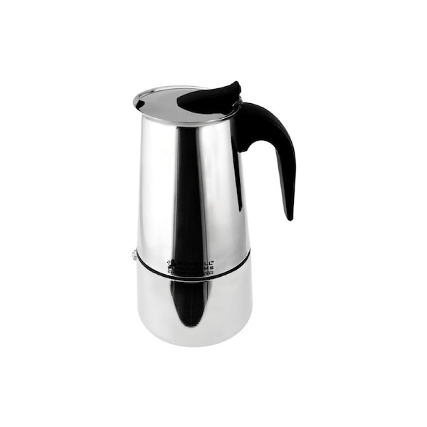 Maxwell & Williams 9 Cups Blend Contemporary Stovetop Espresso Maker-Silver