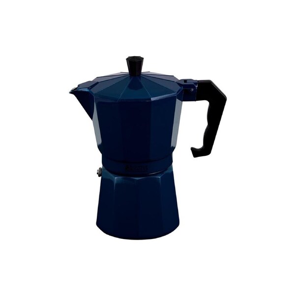 Maxwell & Williams 6 Cups Blend Traditional Stovetop Espresso Maker-Navy