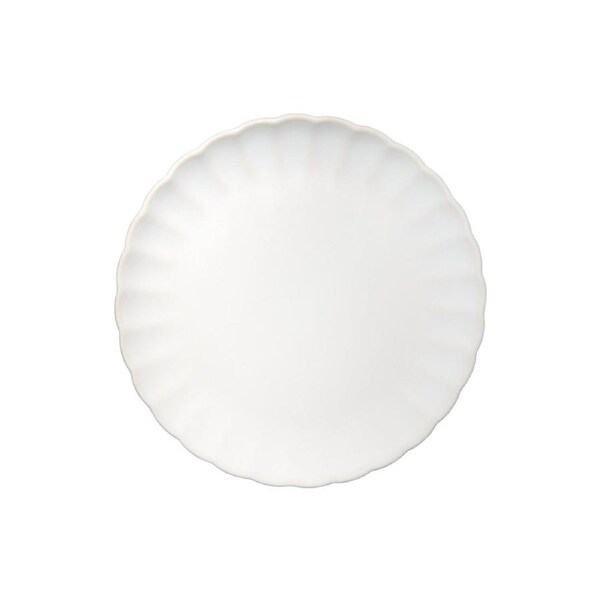 Casa Domani 20 cm Solare Durable Porcelain Stoneware Plate Collection - Cream