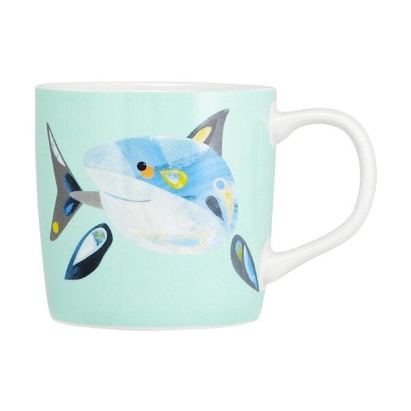 Maxwell & Williams 370 ml Pete Cromer Porcelain Ozzie Ocean Mug - Shark