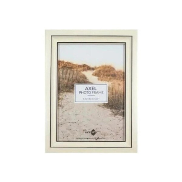 Unigift Axel Elegant Design Versatile Showcasing Frame Ivory - 13x18cm/5x7"