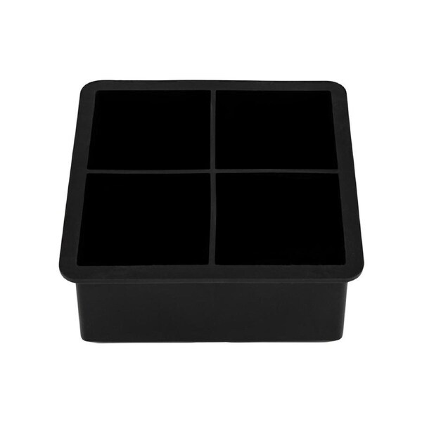 Maxwell & Williams Cocktail & Co. Ice Cube Tray Lid Makes 4 Ice Cubes - Black