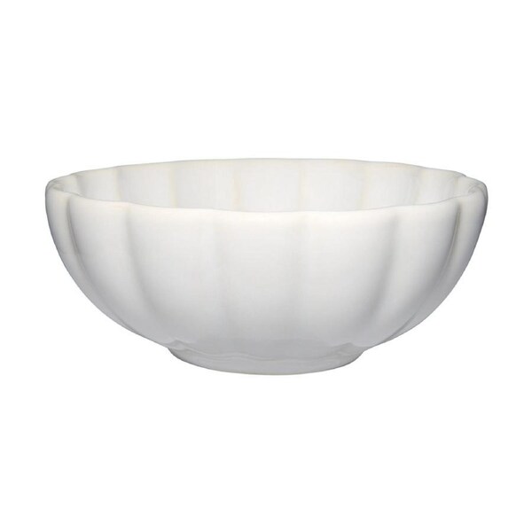 Casa Domani Solare Bowl 11x4.5cm Glazed Finished Durable Stoneware - Cream