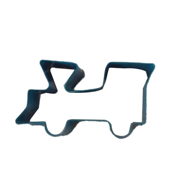 Bakeria Precise Clean Effortless Sturdy Polyresin Cookie Cutter - Train Blue