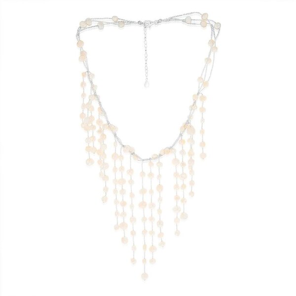 Natural Freshwater Baroque Pearl Necklace 40cm + 5cm Extender in Sterling Silver