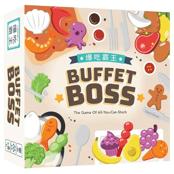 Asmodee Buffet Boss Strategy Dexterity Family Game