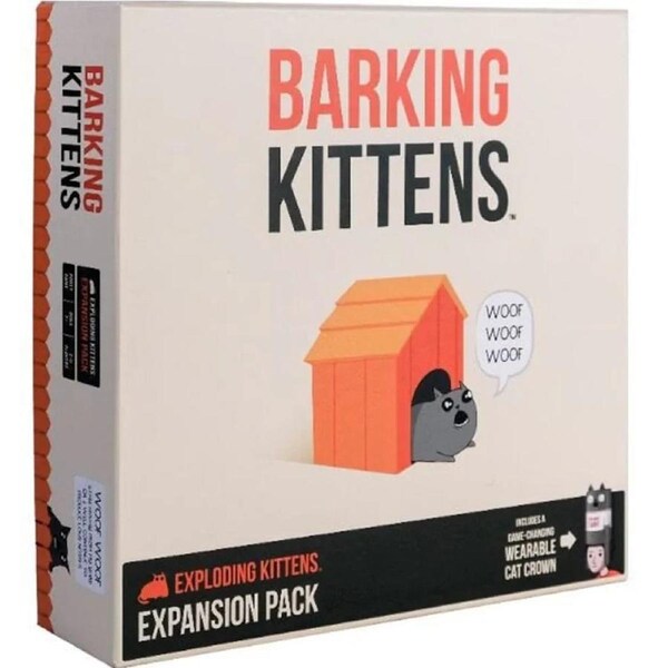 Exploding Kittens Barking Kittens (3rd Exploding Kittens Expansion) Party Game
