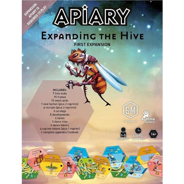 Stonemaier Games Apiary: Expanding the Hive Expansion Tabletop Strategy Game