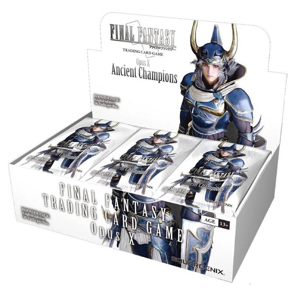 Final Fantasy Trading Card Game Opus X Booster Pack 292 Cards Display Box