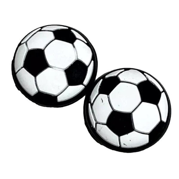 Thumb Grips x 2 For PS4 PS5 XBOX ONE Xbox Series X Toggle Cover Caps Soccer Ball