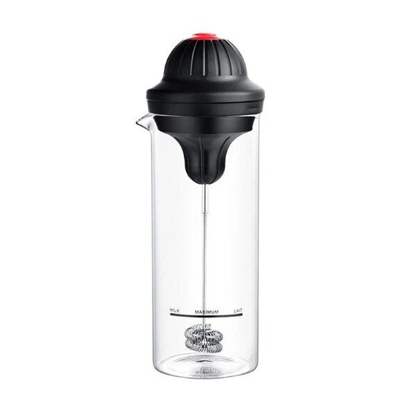 Electric Frother with Measuring Cup