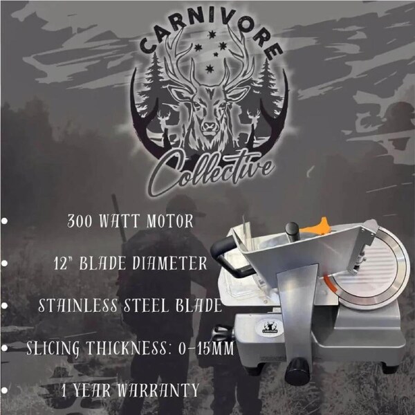12" Meat Slicer - Carnivore Collective