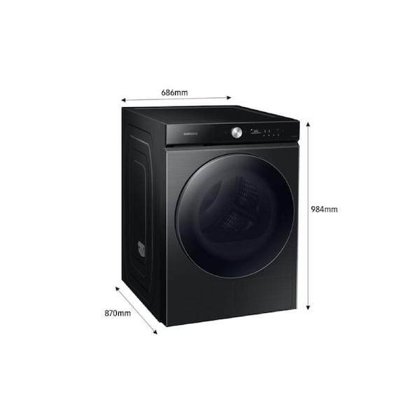Samsung 10kg BESPOKE AI Grande Hybrid Heat Pump Dryer with AI Dry - DV10B9750CV