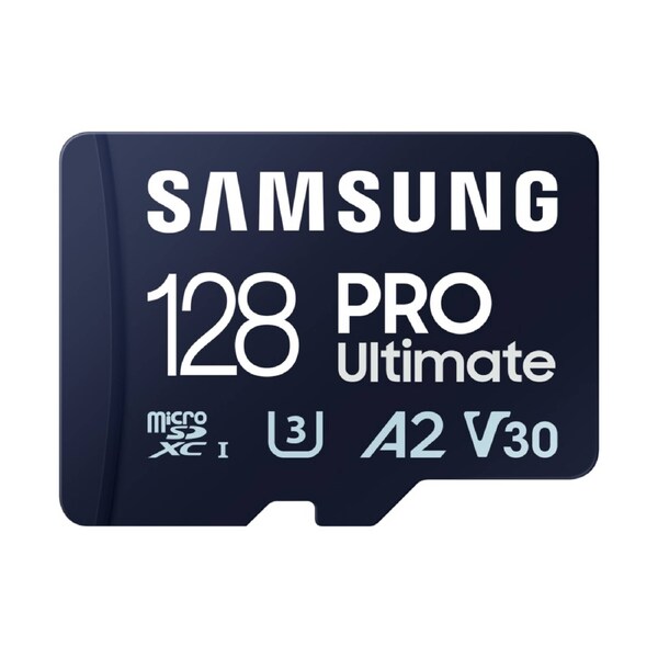 Samsung PRO Ultimate microSD Card (128GB, Blue)