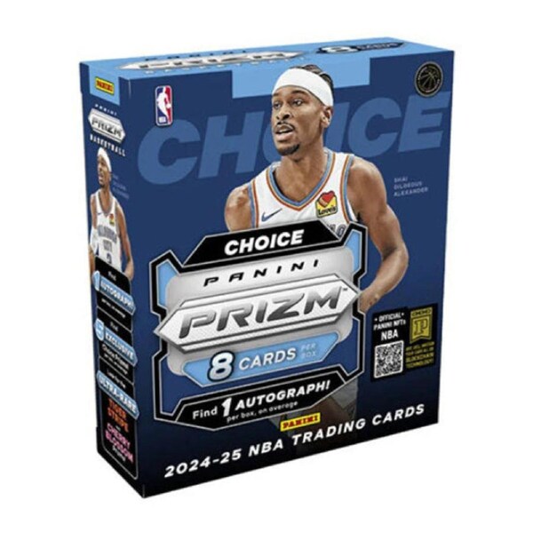 NBA 2024/25 Prizm Choice Basketball Hobby Trading Cards (Display of 1)