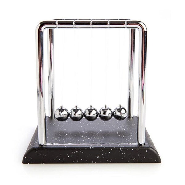 MDI Balance Ball Cradle w/ Black Marble Base Desk Accessory Decor Medium