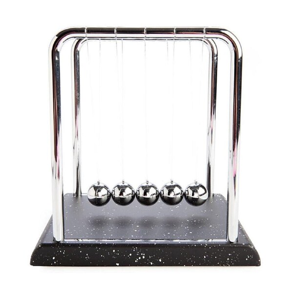 MDI Balance Ball Cradle w/ Black Marble Base Desk Accessory Decor Large