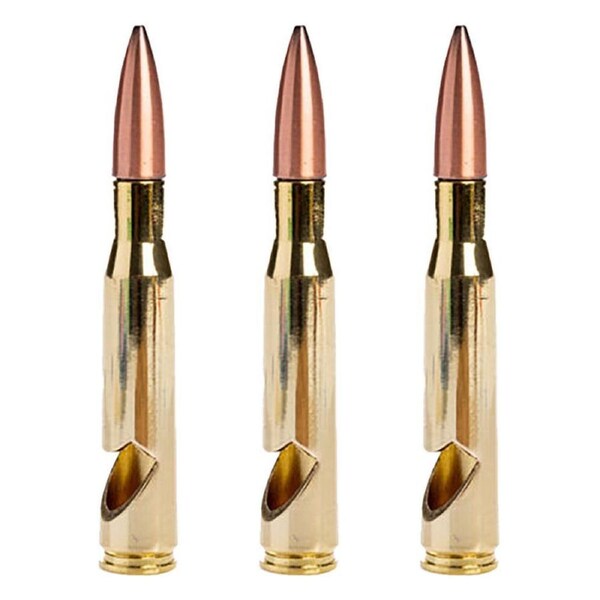 3PK MDI 0.50 Caliber Bullet Bottle Opener Beer Cap Remover Barware Tool Gold