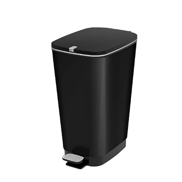 Curver Chic 45L Pedal Bin - Black