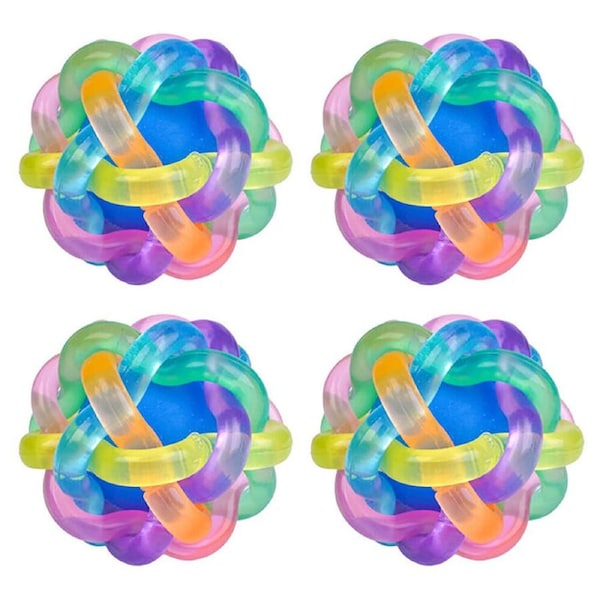 4PK Smooshos Sensory Squishy Orbit Ball Kids/Children Stress Toy 3y+ Assorted