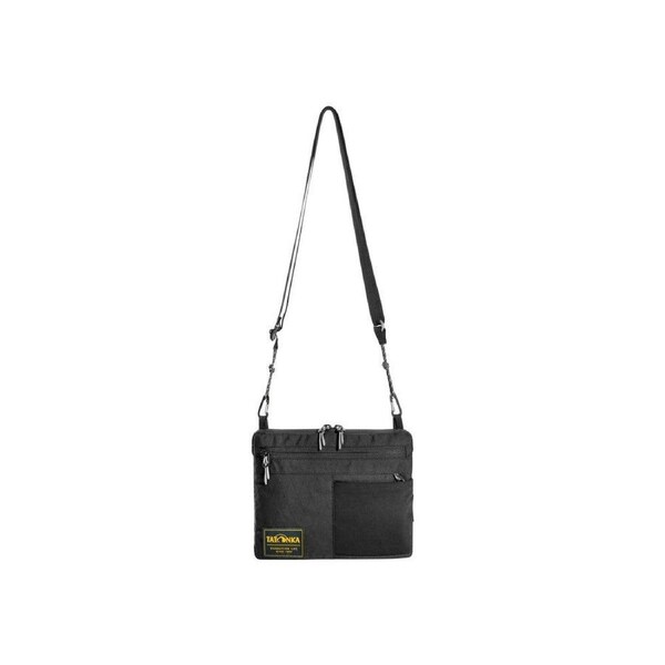 Tatonka Heavy Duty Nylon Cross Body Outdoor Travel Shoulder Bag S Black