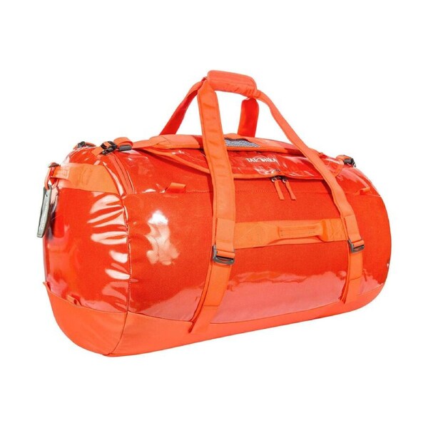 Tatonka Heavy Duty Nylon Barrel Outdoor Travel Bag XL/110L Red Orange Gloss