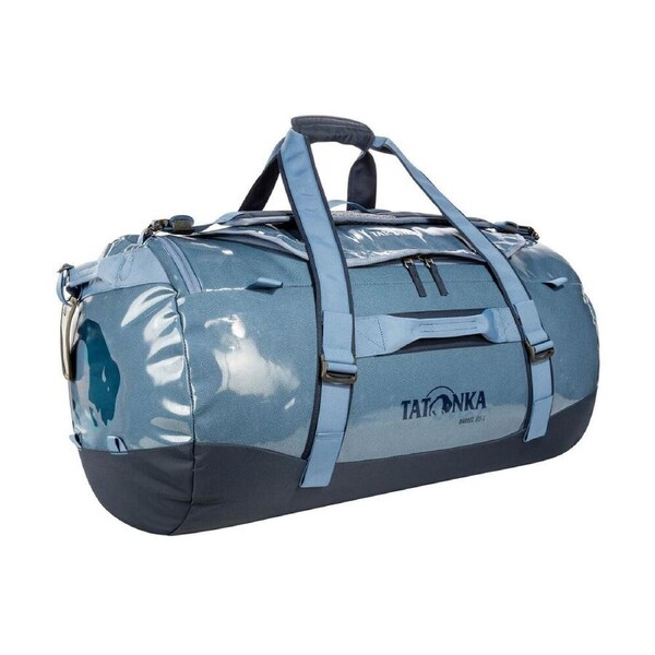 Tatonka Heavy Duty Nylon Barrel Duffel Outdoor Travel Bag L/85L Elemental Blue
