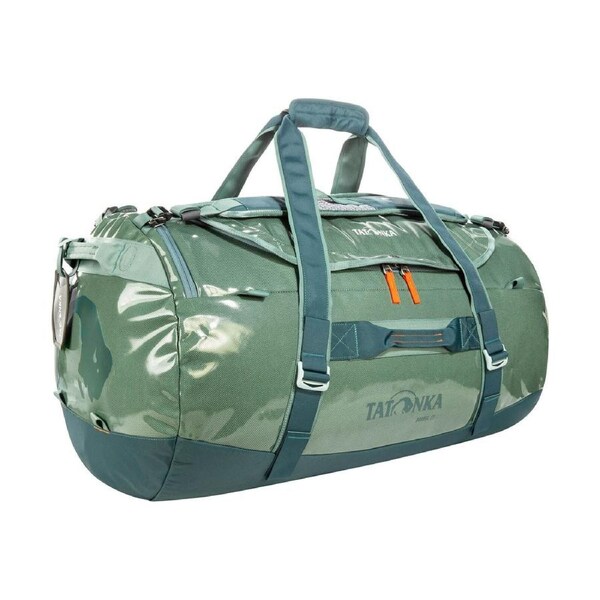 Tatonka Heavy Duty Nylon Barrel Duffel Outdoor Travel Bag L/85L Sage Green