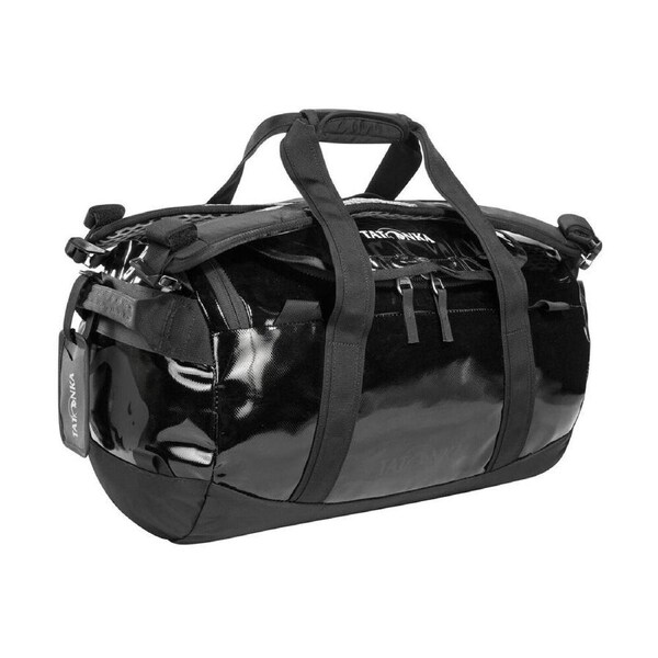 Tatonka Heavy Duty Nylon Barrel Duffel Outdoor Travel Bag XS/25L Black Gloss