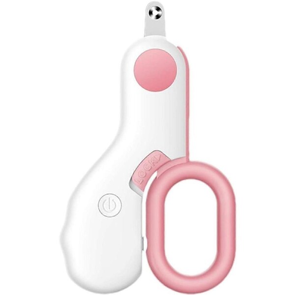 Cat Nail Clippers, LED Pet Nail Clippers, Dog Nail Clippers, Pet Nail Clippers, File - Professional and Safe Electric Nail Clippers for Pets