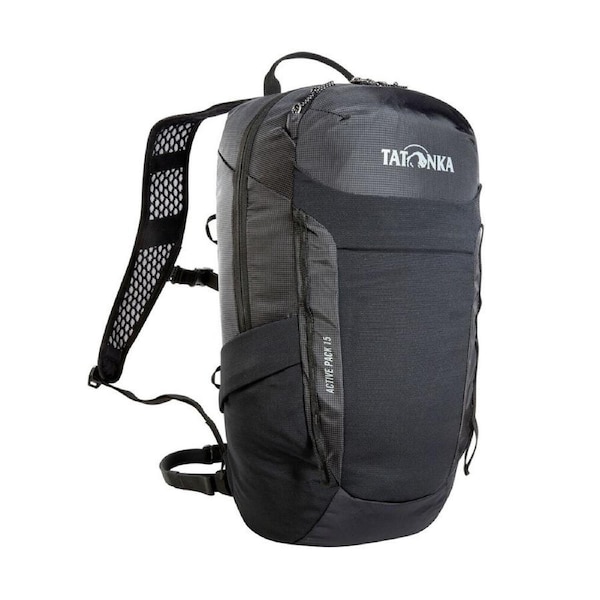 Tatonka Heavy Duty Nylon Active Pack 15L Lightweight Travel Daypack Black