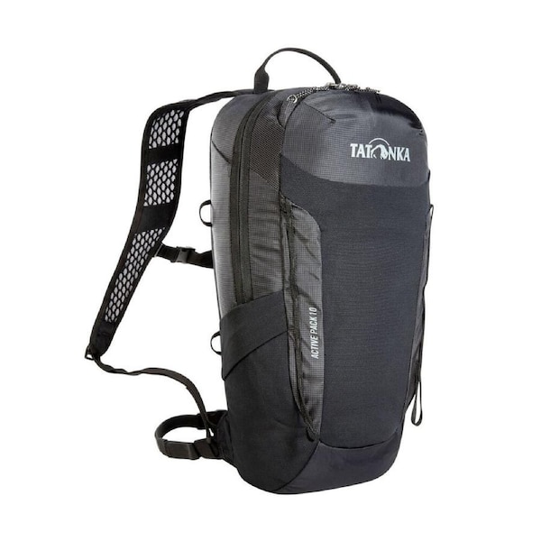 Tatonka Heavy Duty Nylon Active Pack 10L Lightweight Travel Daypack Black