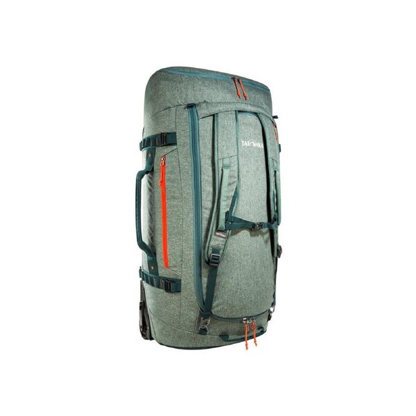 Tatonka Nylon Wheeled Duffle Outdoor Travel Trolley Luggage Bag 105L Sage Green