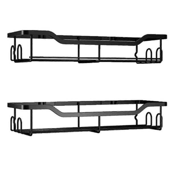 Shower Caddy Shelves Organizer Rack, Shower Caddy, Shower Shelves for Inside Shower, No Drilling Wall Mounted Self Adhesive Shower Shelves