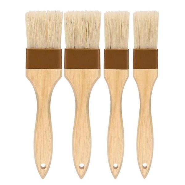 Pastry Basting Brush for Cooking,Bristle BBQ Brush for Oil & Sauce