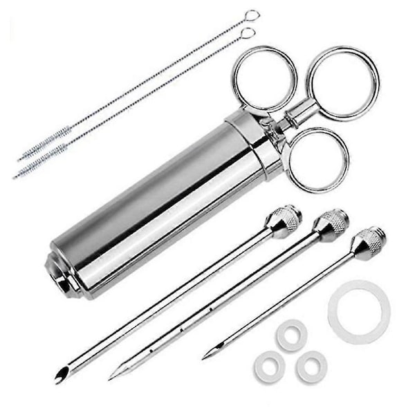 Heavy Duty 304 Stainless Steel Meat Injector Kit