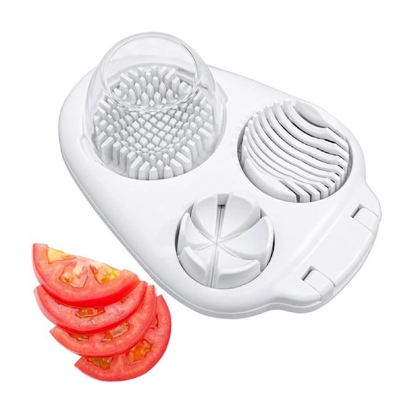 Egg Slicer Hard Boiled Eggs 3 Slice Modes Heavy Duty Stainless Steel Egg Cutter