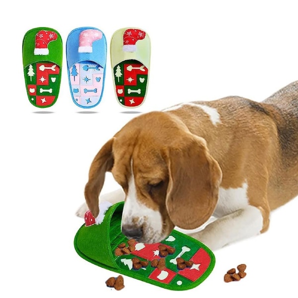 3 Pcs Dog Chew Snuffle Slipper Toy Puppy Food Feeder Toy for Sniffing Training