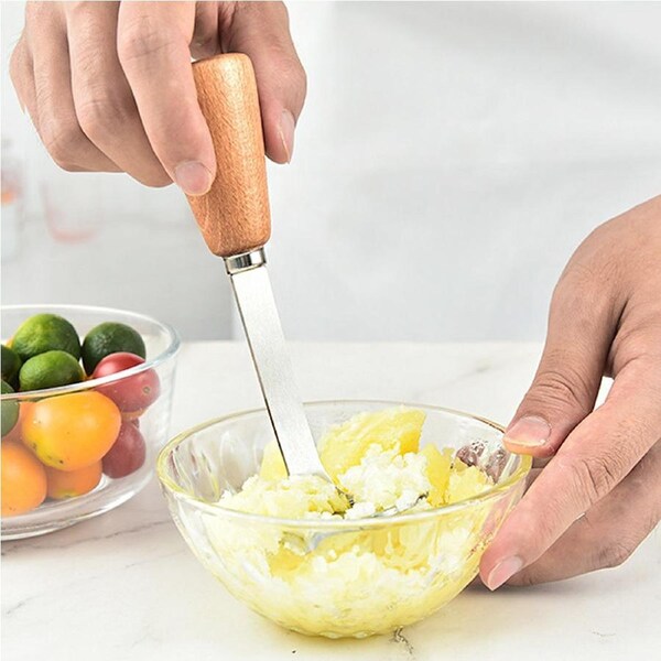 2Pcs Stainless Steel Potato Manual Masher Kitchen Tool Potato Smashing Tool
