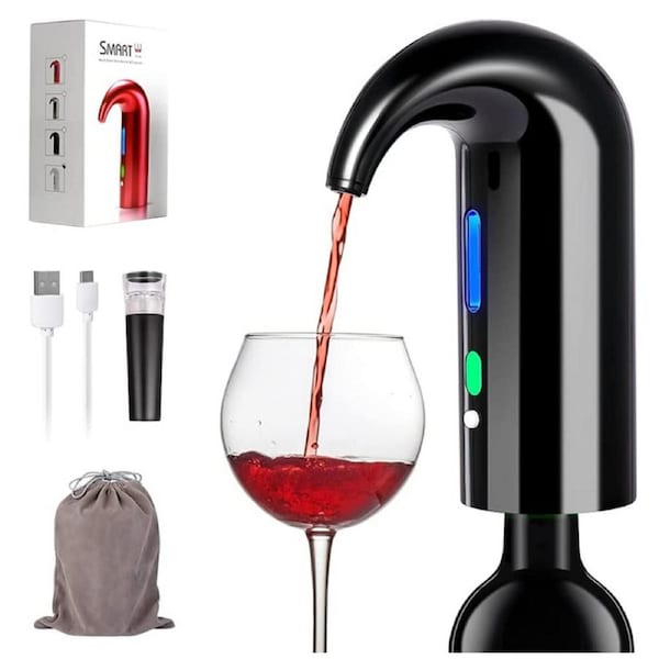 Electric Wine Aerator Wine Pourer and Wine Dispenser Pump