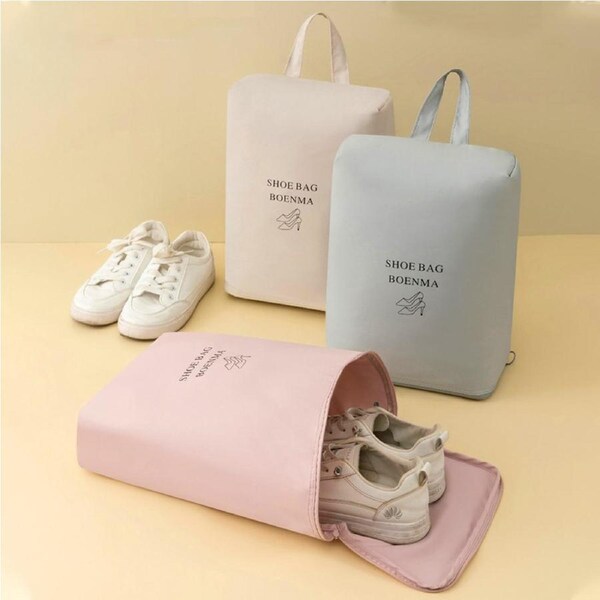 3Pcs Travel Shoe Bags Portable Large Waterproof With Zipper For Men & Women