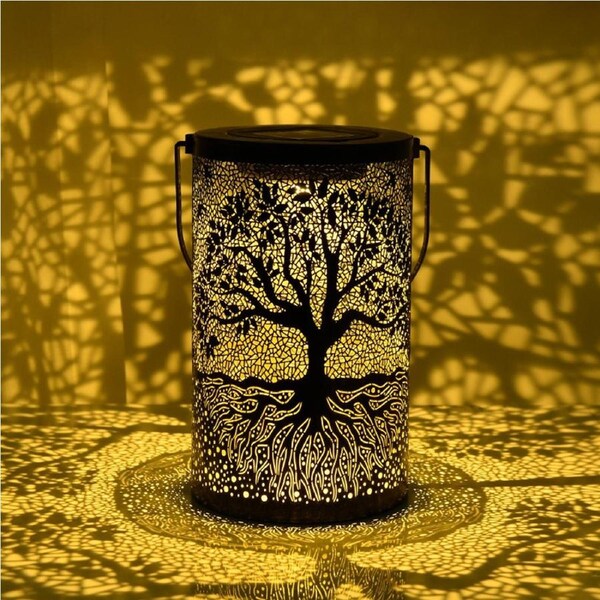 Outdoor Hanging Solar Garden Lantern Lights Decorative Christmas Lanterns