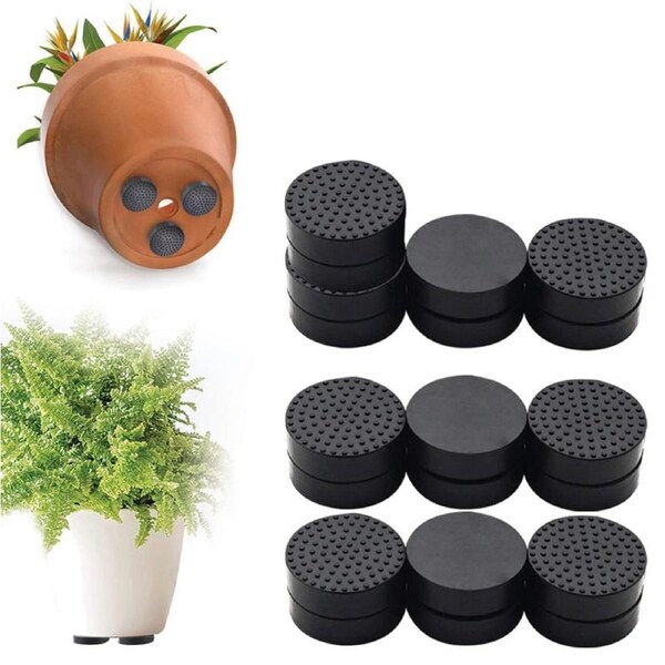 20Pcs Flower Pot Rubber Mat Invisible Pot Feet For Outdoor Plant Pots Flowers