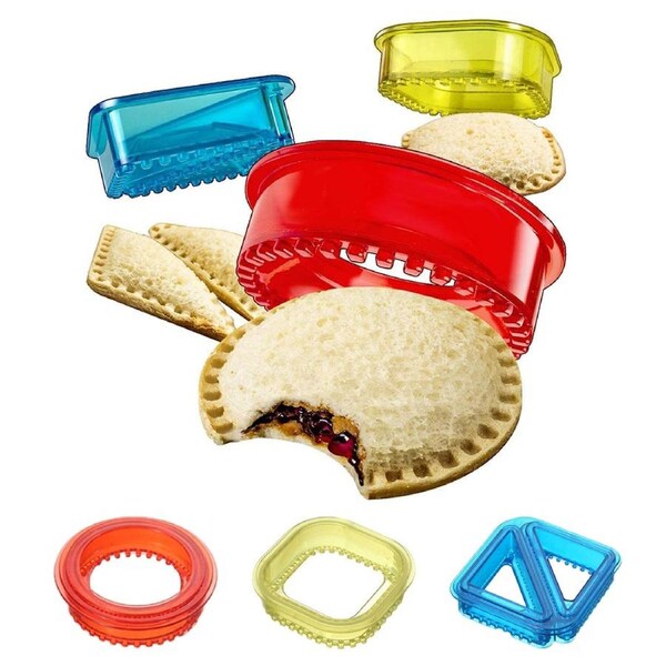 3 Pcs Sandwich Cutter And Sealer Decruster Sandwich Maker Sandwich Mold