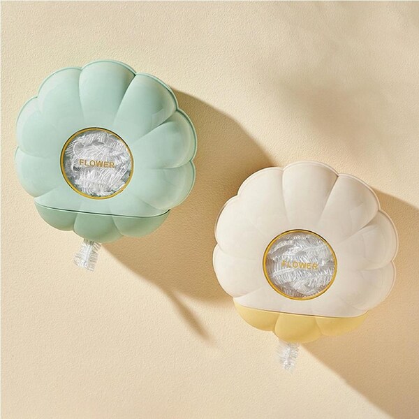 2 Pack Cling Film Storage Box Disposable Gloves Plastic Wrap Storage Container